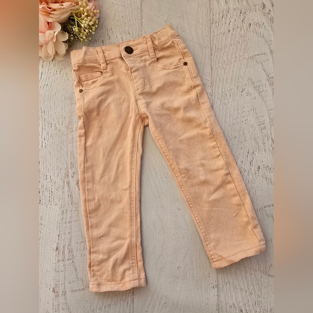 Jamie Kay Cream Jeans Casual Cotton Blend